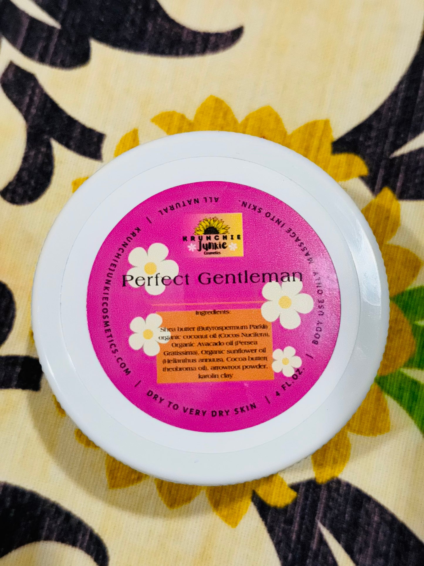 "Perfect Gentleman" Whipped Body Butter